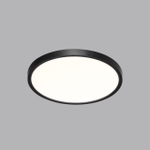 7660/24L MITRA LED SN 554 Светильник пластик/белый/черный LED 24Вт 3000/4000K D300 IP40 ALFA BLACK