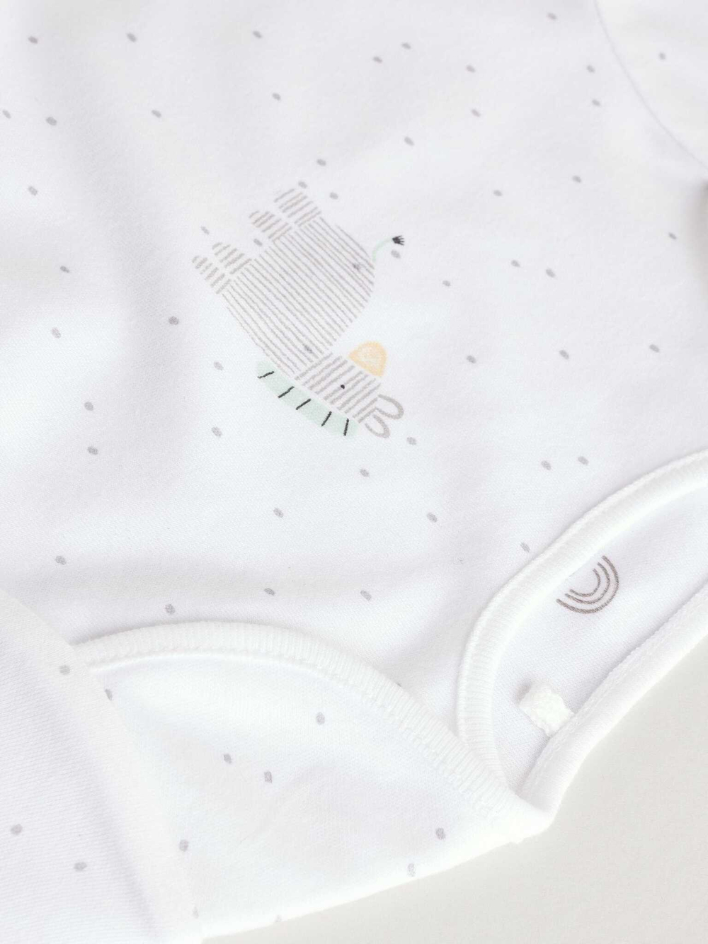 Боди с коротким рукавом для малышей Next E57-522, 5 шт., Белый