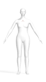 3D аватар манекена Моника