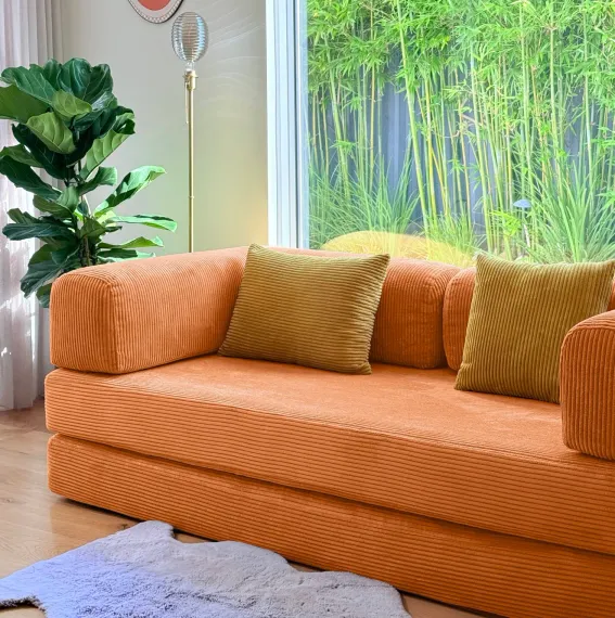 Диван Teddy, оранжевый