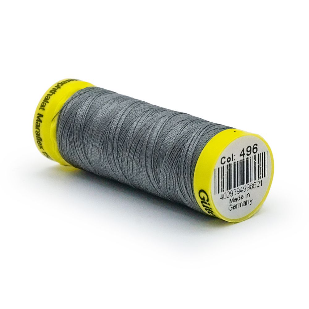 Нитки для трикотажа Gutermann Maraflex 120 (150 метров), 5 кат. | 496 серо-стальной