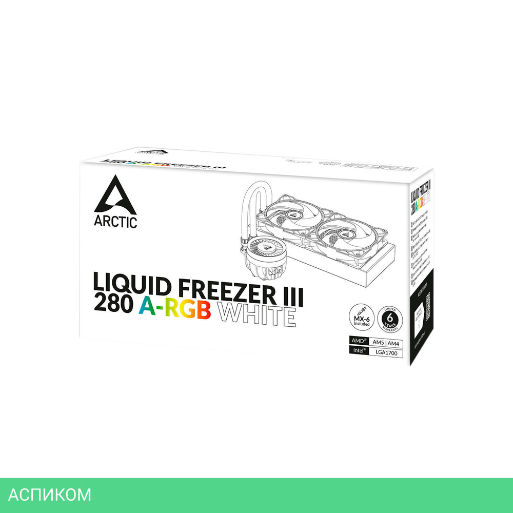 Система жидкостного охлаждения для процессора Arctic Cooling Arctic Liquid Freezer III-280 (ACFRE00151A)