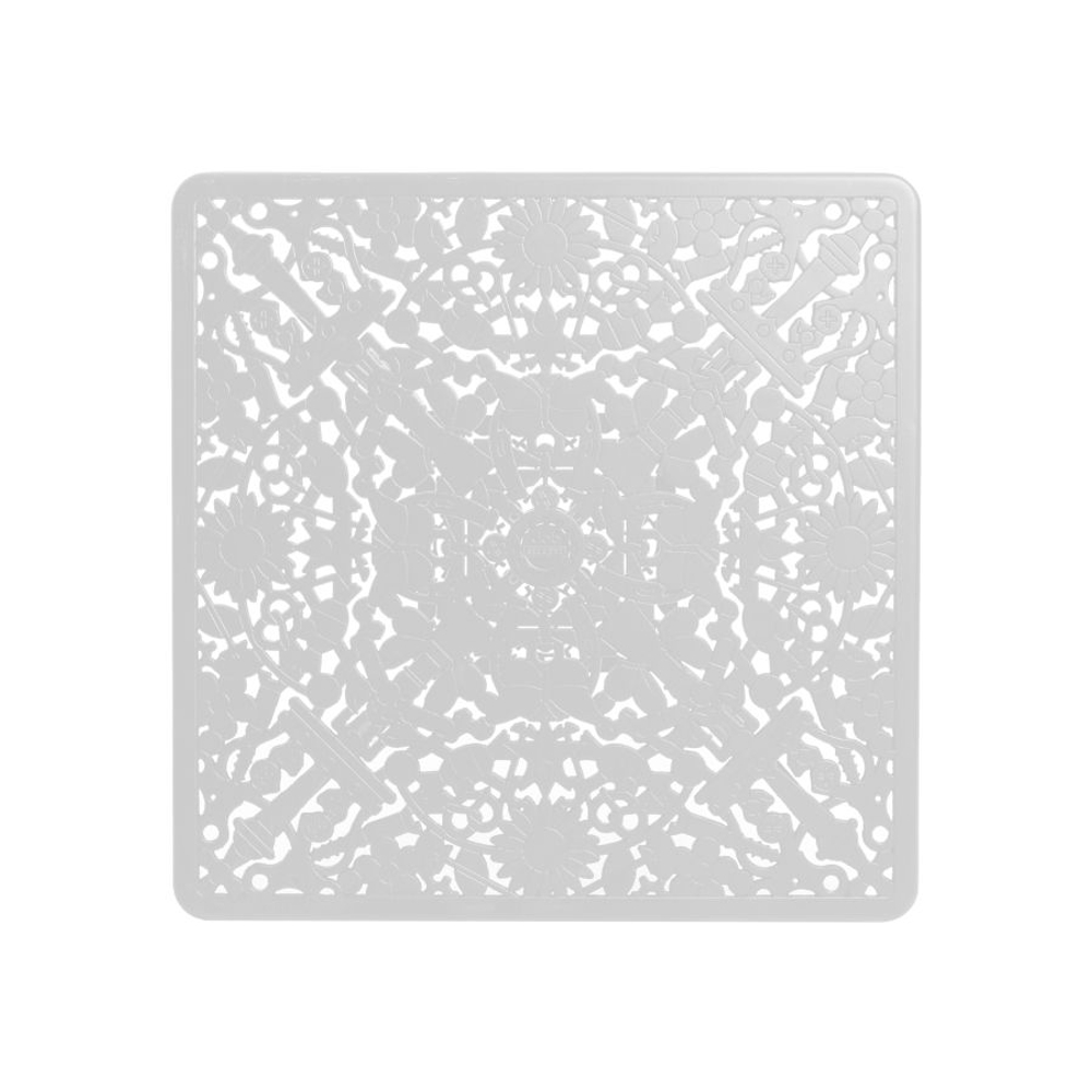 Стол Aluminium Square White