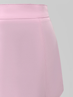 Юбка 4U 2017234 короткая однотонная с разрезом спереди