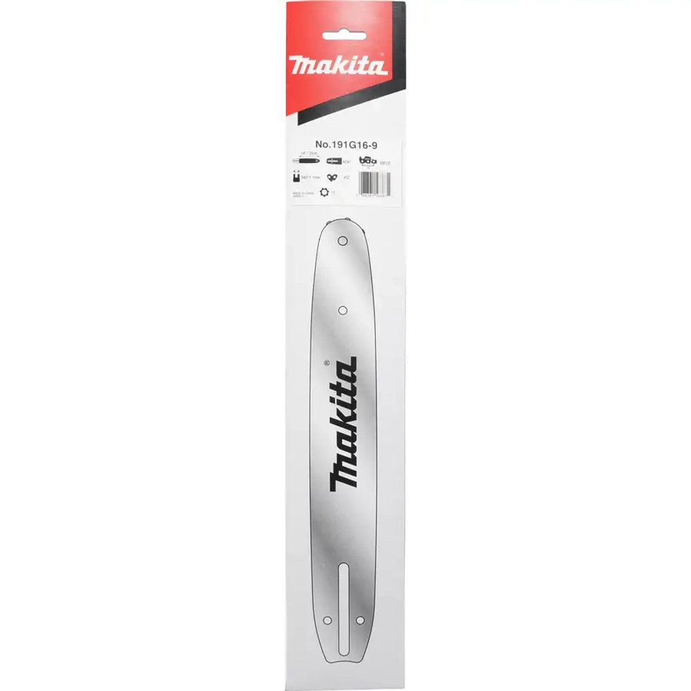Шина для цепной пилы 350 мм Makita 191G16-9