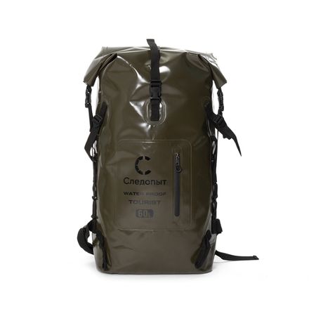 Герморюкзак  &quot;СЛЕДОПЫТ -Tourist&quot;, 60 л,ПВХ, цв. хаки/12/16/15/