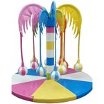 "Пальма" Детская карусель с электроприводом для игровой комнаты ( d280 см)