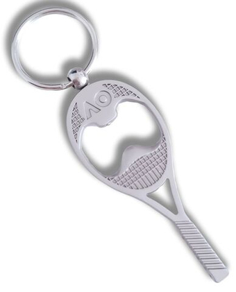 Brelok Australian Open Keyring Racquet Bottle Opener - Серебро