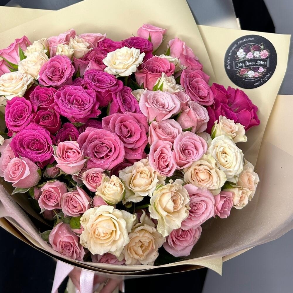 19 кустовых роз