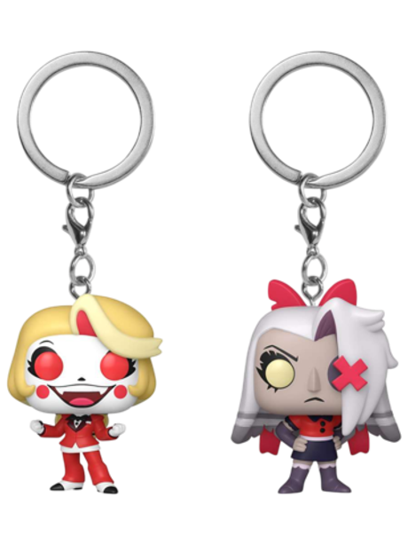 Набор брелоков Funko Pocket POP! Hazbin Hotel Charlie & Vaggie (Exc)