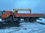 КамАЗ 65115 6x4 Бортовой с КМУ 732450 (Дизельный, 11,7 л, 301 л.с., МТ)