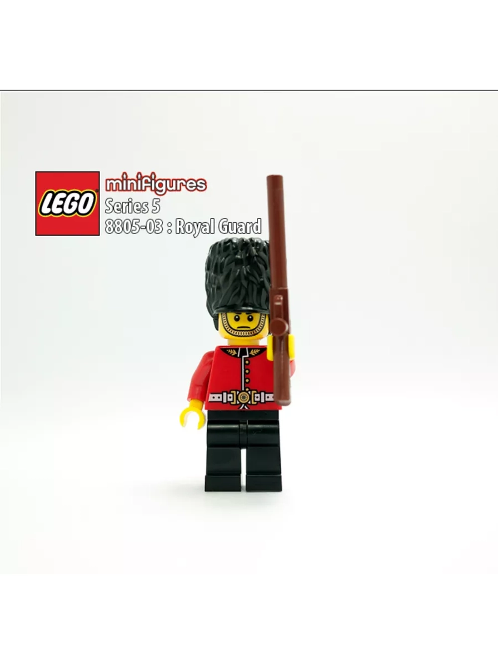 LEGO Minifigures 5 series 8805 Солдат дворцовой стражи