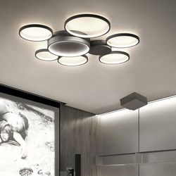 Потолочная Люстра В Виде Колец Twine 3 Rings White By Imperiumloft