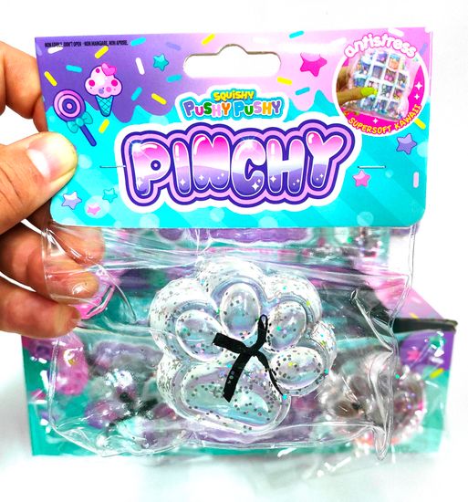 Антистресс Сквиш Лапка прозрачная 7см в ассортименте