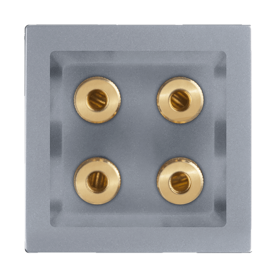 Акустическая розетка Werkel х4 серебряный WL06-AUDIOx4 4690389059292