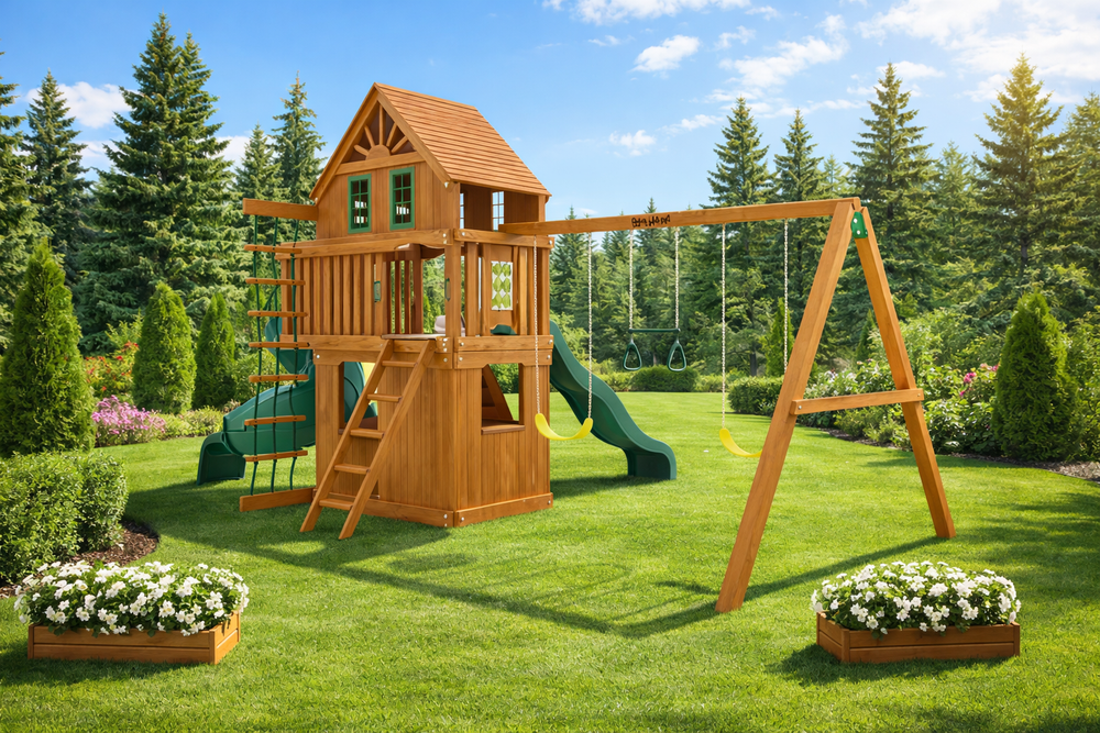 Детская площадка Шато 2 с трубой