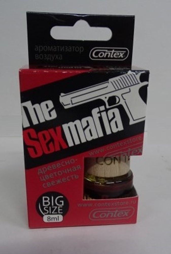 Ароматизатор подвесной  THE SEX MAFIA  Древесно-цветочная свежесть, флакон (Contex)