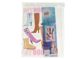 Коробка для хранения обуви (с ручкой, складная) 52*30*11,5см. (пластик 0,70мм.) (упаковочный пакет с