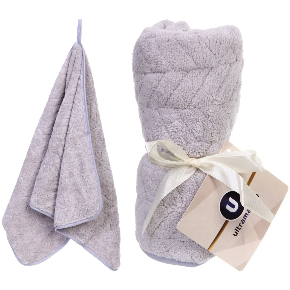 Полотенце кухонное «LORA», 35*75 см, цвет серый, микрофибра