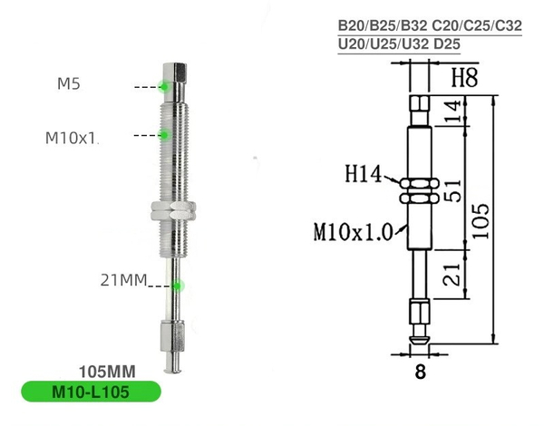 Zpt3-j20-b5-a10 can rotate l105 (medium head)