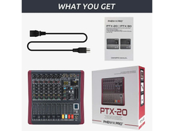Аудиомикшер Phenyx Pro PTX-20 Black