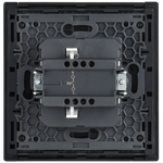 FORTE&PIANO Выключатель 1-клавишный самовозвратный 10А FP610M металл шампань IEK