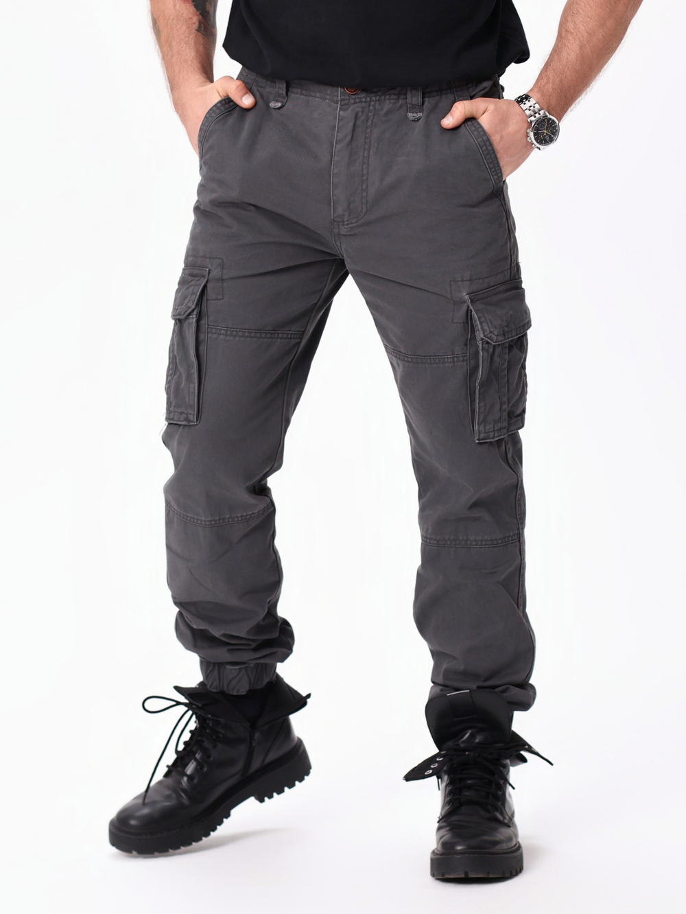 Джоггеры плотные хлопковые Armed Forces AF183