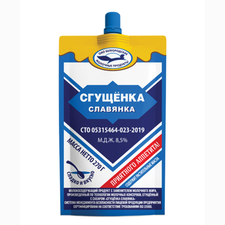 Сгущенка БМП Славянка 270гр