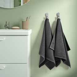 IKEA VÅGSJÖN  (ИКЕА ВÅГСЙÖН)  -  Полотенце для рук, темно-серое, 50x100 см