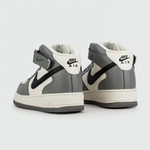 кроссовки Nike Air Force 1 Mid Grey / White Black