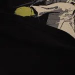 Лонгслив Heartz Sequence Black/sage Color-block Kimono черный