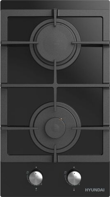Газовая варочная панель Hyundai HHG 3235 BG, черный