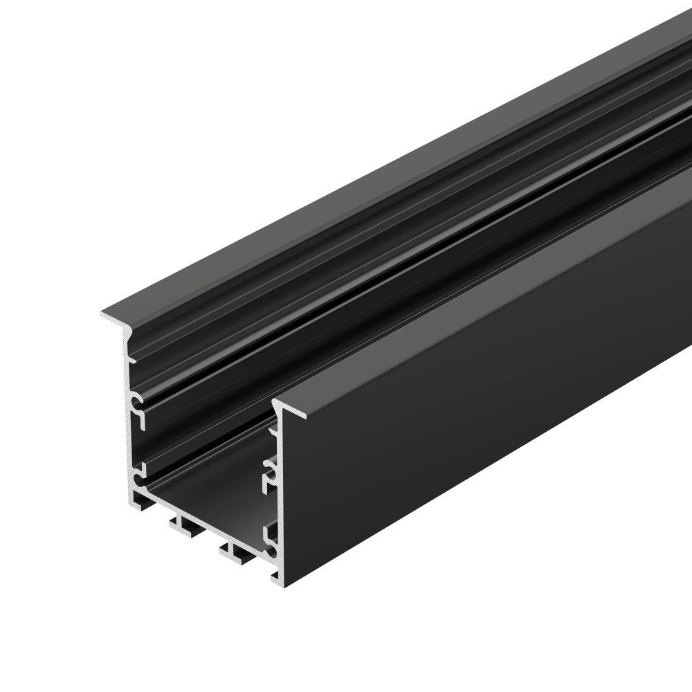 Профиль LINIA49-F-M-3000 BLACK (Arlight, Алюминий) 055443