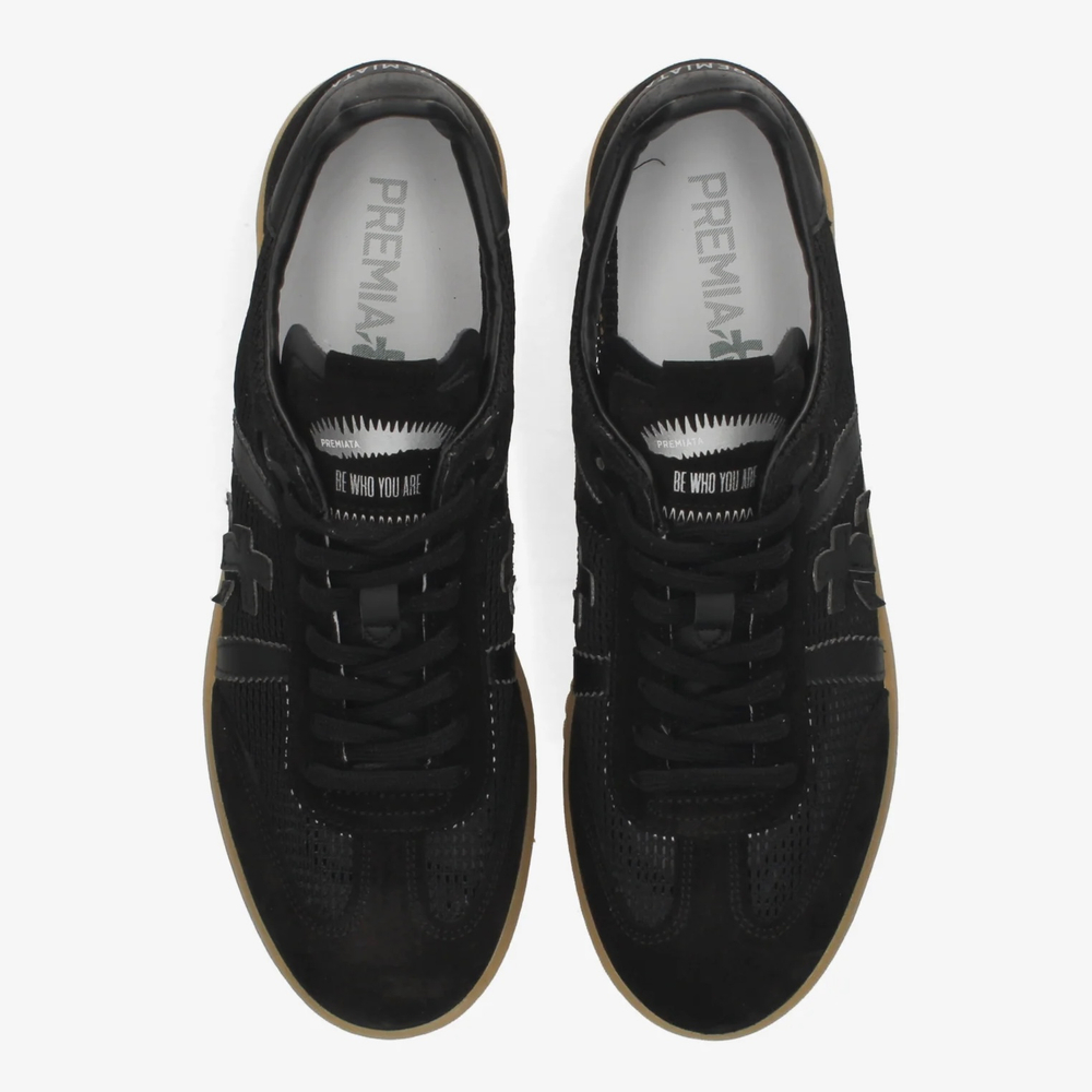 Комбинированные кеды Premiata Bonnie 8286 с перфорацией