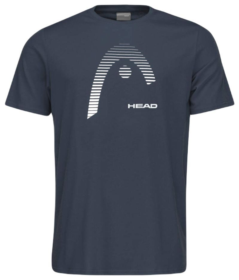 Теннисная футболка Head Club Carl T-Shirt - navy