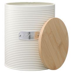 Банка для хранения крупы Irmel, 2,5 л, молочная