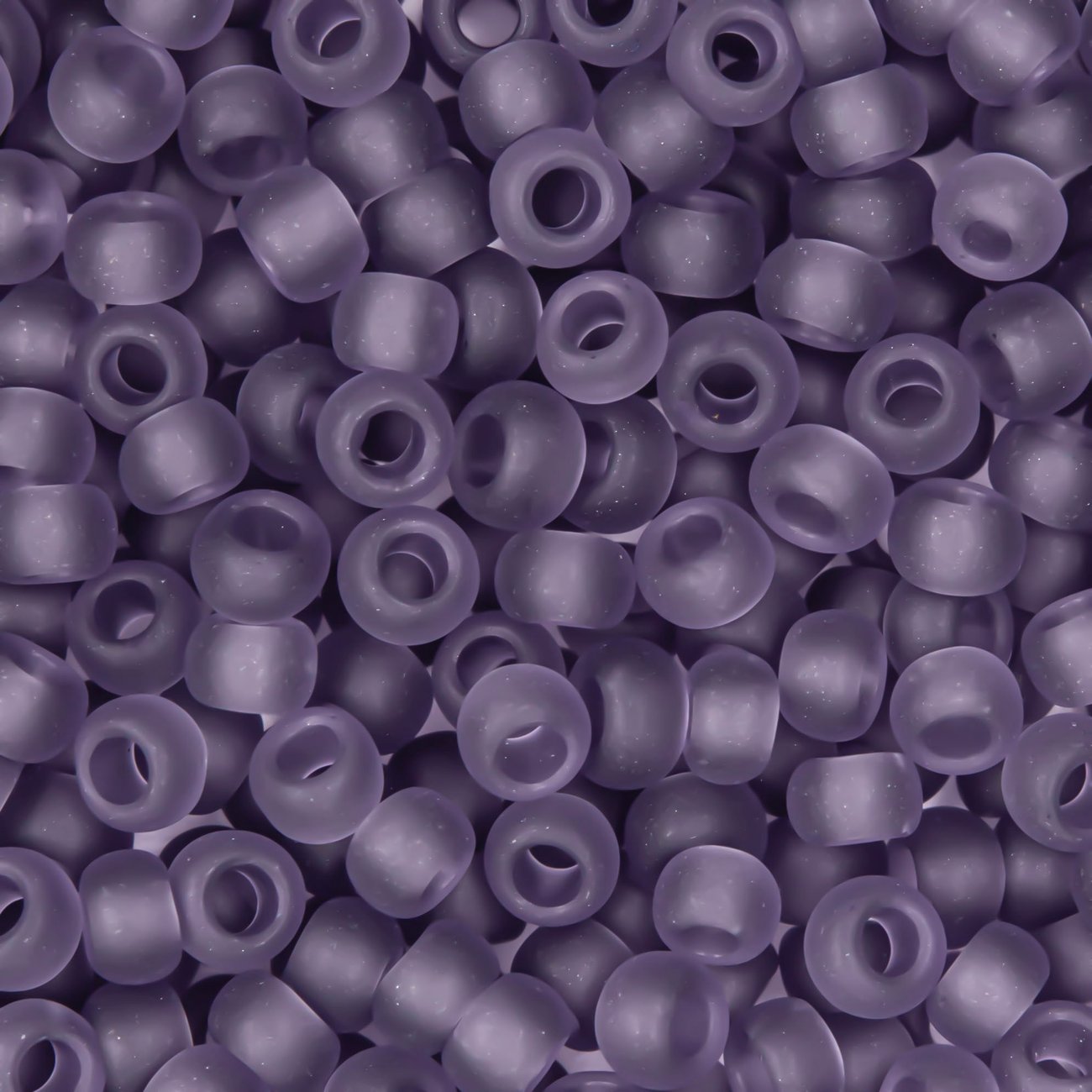 Японский бисер TOHO Round 8/0 (№19F), прозрачный матовый