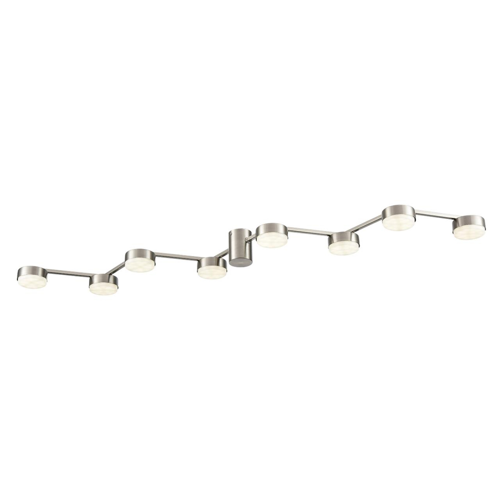 8116/8C COMFI LN26 250 никель, металл Люстра потолочная LED GX53 8*7W 220V SANATA