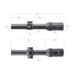 Оптический прицел Vector Optics Continental 1-8x24 ( Сетка VEC-T8M / с подсветкой )