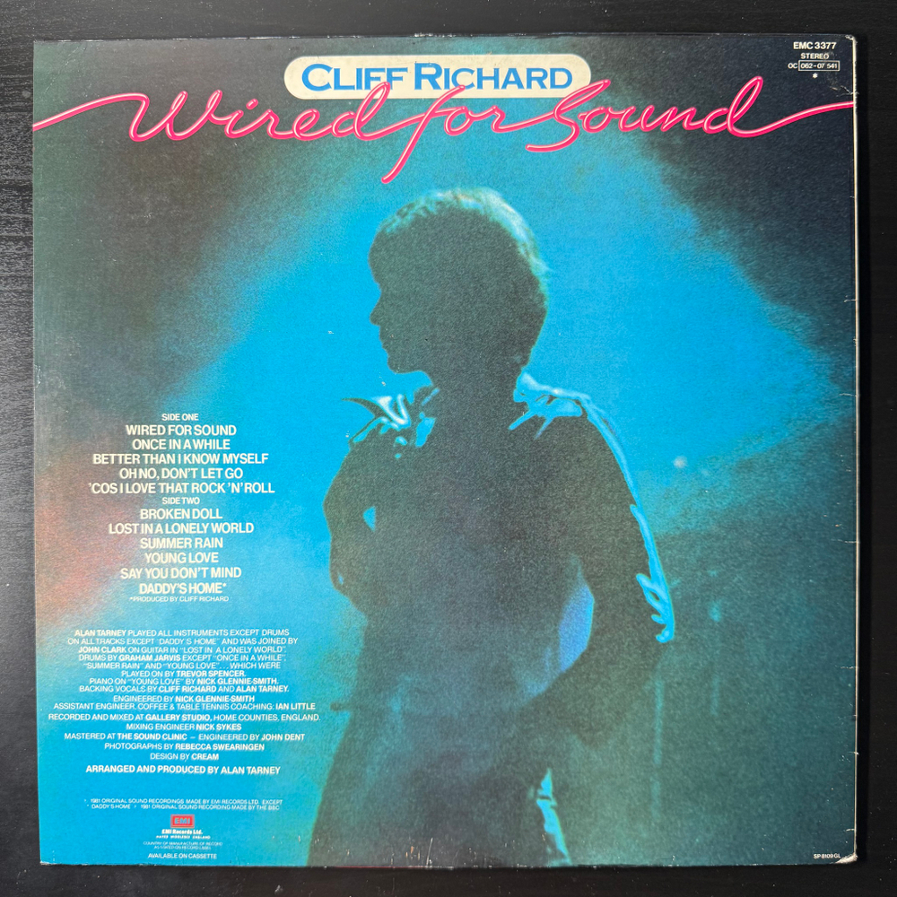 Виниловая пластинка Cliff Richard ‎– Wired For Sound LP