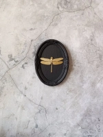 Барельеф на стену из гипса Стрекоза