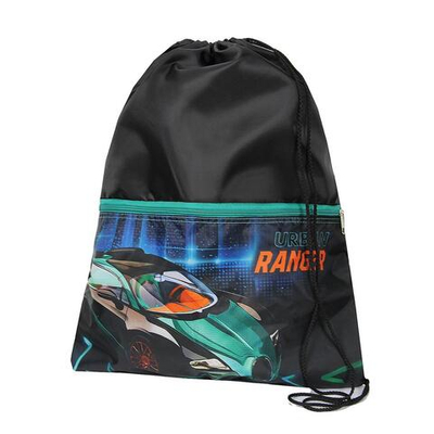 Мешок для обуви "Авто" с карманом на молнии (Luris)