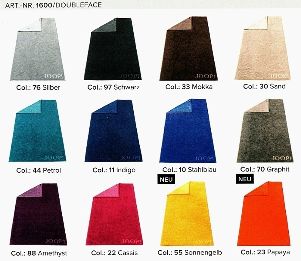 Полотенце 50x100 Cawo-JOOP! Classic Doubleface 1600 розовое