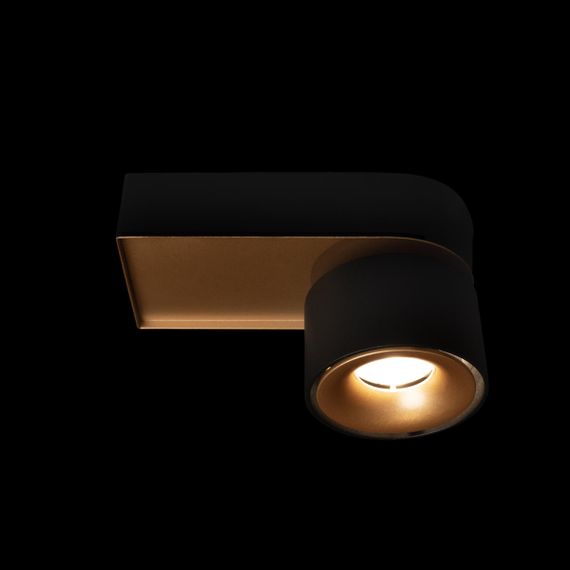 Спот Loft IT Knof 10324/A Gold Black