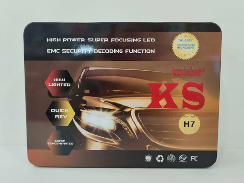 H7 / Светодиодные (H7) лампы, KUAISHEN KS ПРЕМИУМ, 230 Вт, 12 Вольт (2 шт. / комплект)