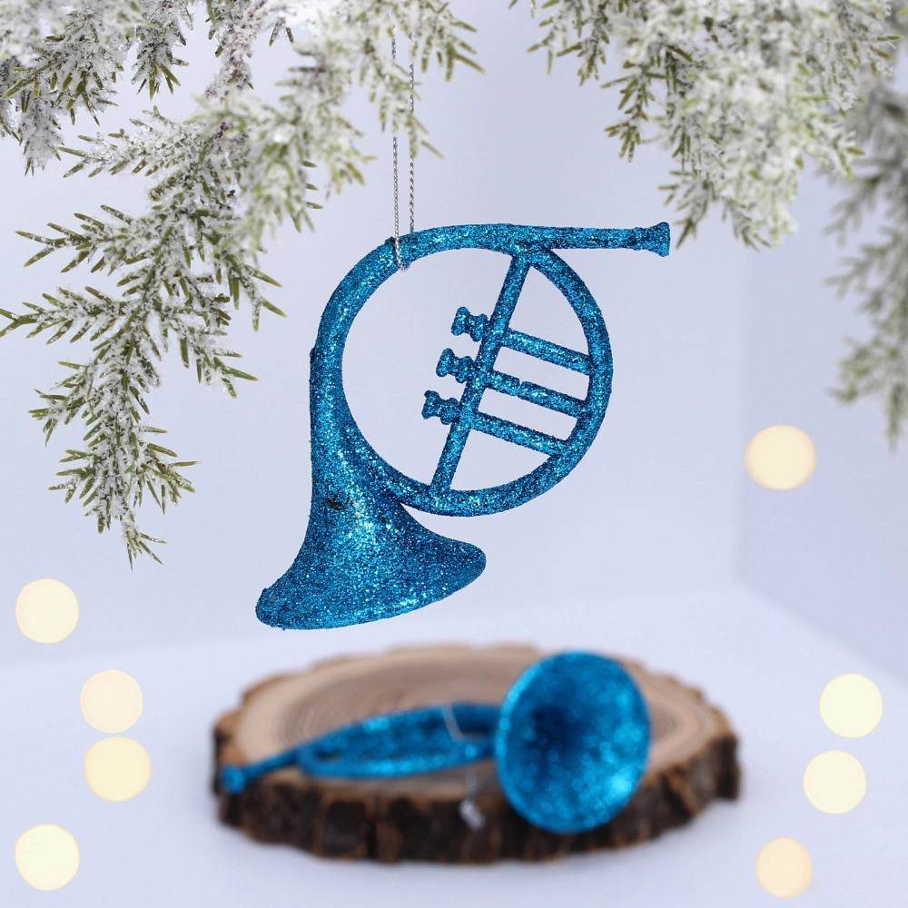 Подвеска «Музыкальная вечеринка» 12 см (набор 2 шт), Голубой