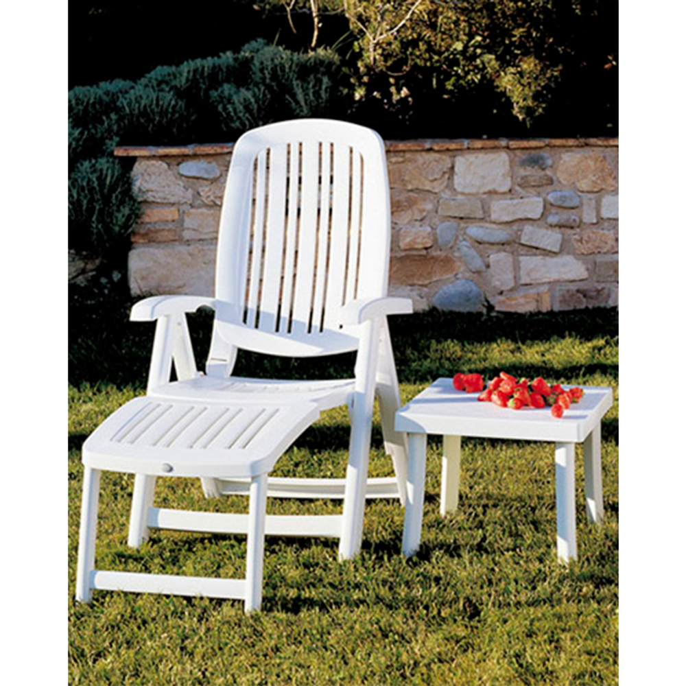 Столик пластиковый для лежака Nardi Rodi, белый