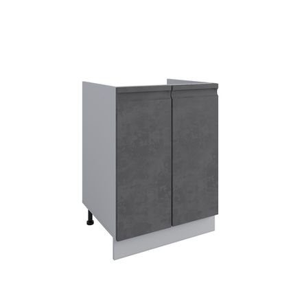 Кухня Модуль СМ 600 Скала Бетон темный