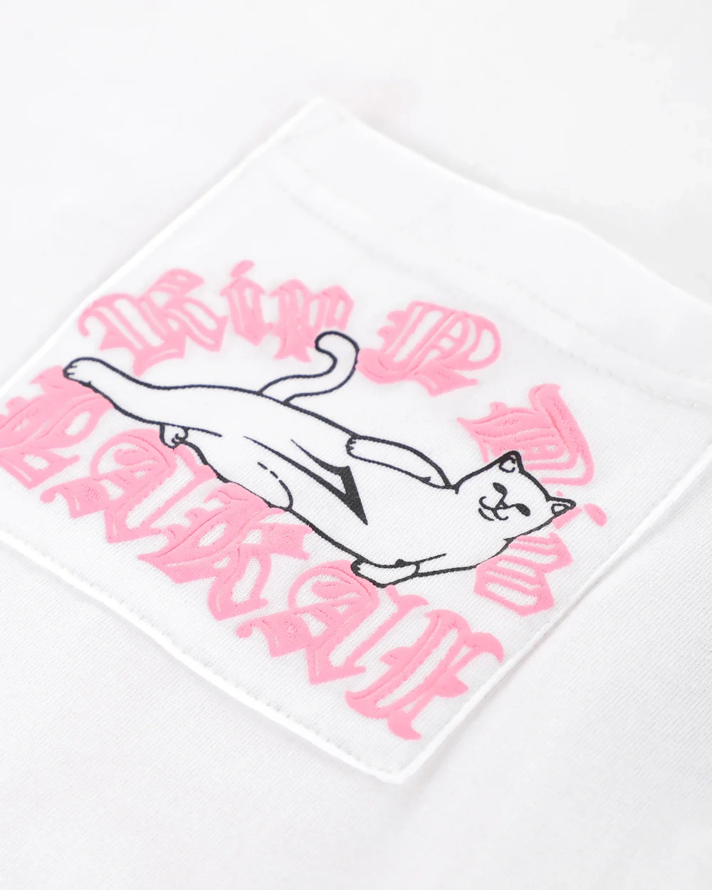Футболка LAKAI X RIPNDIP Raglan Tee White / Black