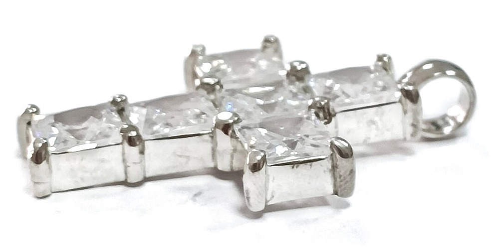 Ювелирный крест из серебра